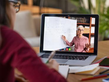 Vorlesungen via Remote am Computer