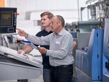 Druckmaschine der SIGEL Druckerei