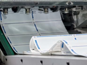 Endlosdruck in der SIGEL Druckerei