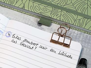 Dankbarkeitstagebuch Notizen