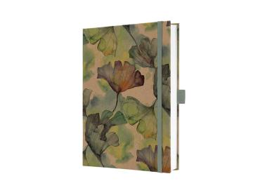 Angesagtes Jolie Notizbuch "Pure Ginkgo"