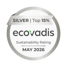 Silber Auszeichnung "Ecovadis - sustainability Rating" 2026