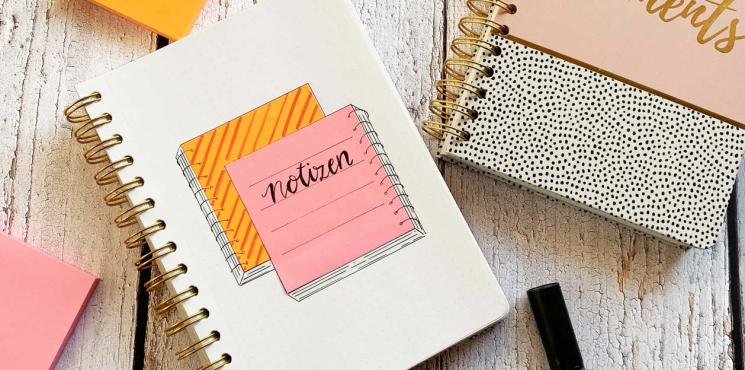 Mit Sketchnoting Inhalte von Notizen darstellen