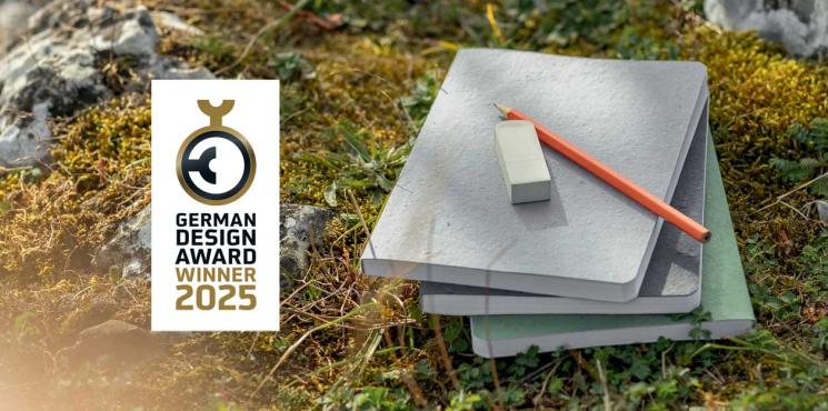 German Design Award 2025 für Re-Up Notizbücher von SIGEL