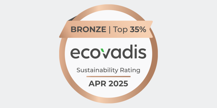 EcoVadis Bronze Medaille 2025