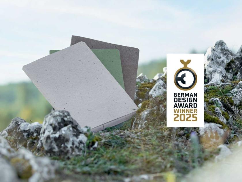 German Design Award 2025 für Re-Up Notizbücher von SIGEL | News | SIGEL