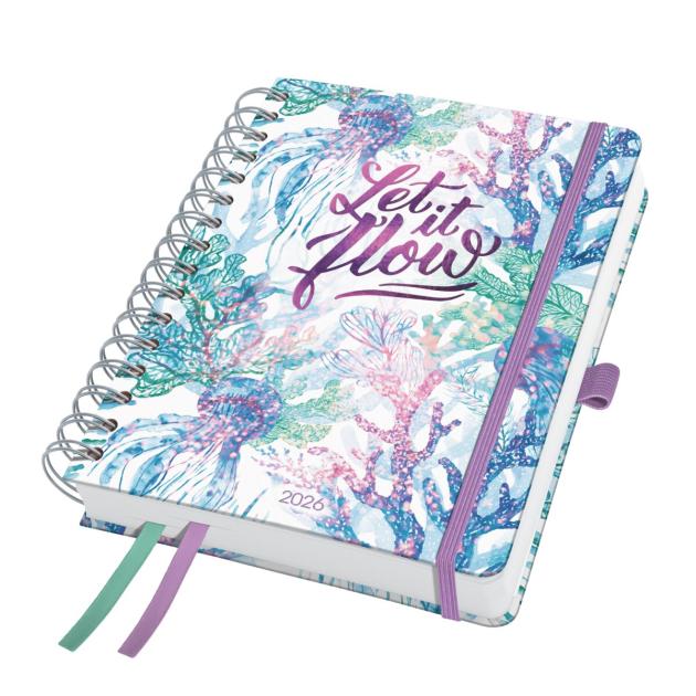Sigel J9311 Wochenkalender Jolie® 2019, Pink Scribble, ca. A5 günstig kaufen