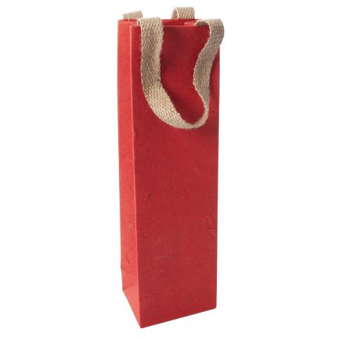Red gift bag with handle