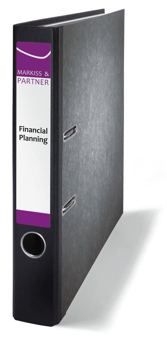 Folder labeled Financial Planning