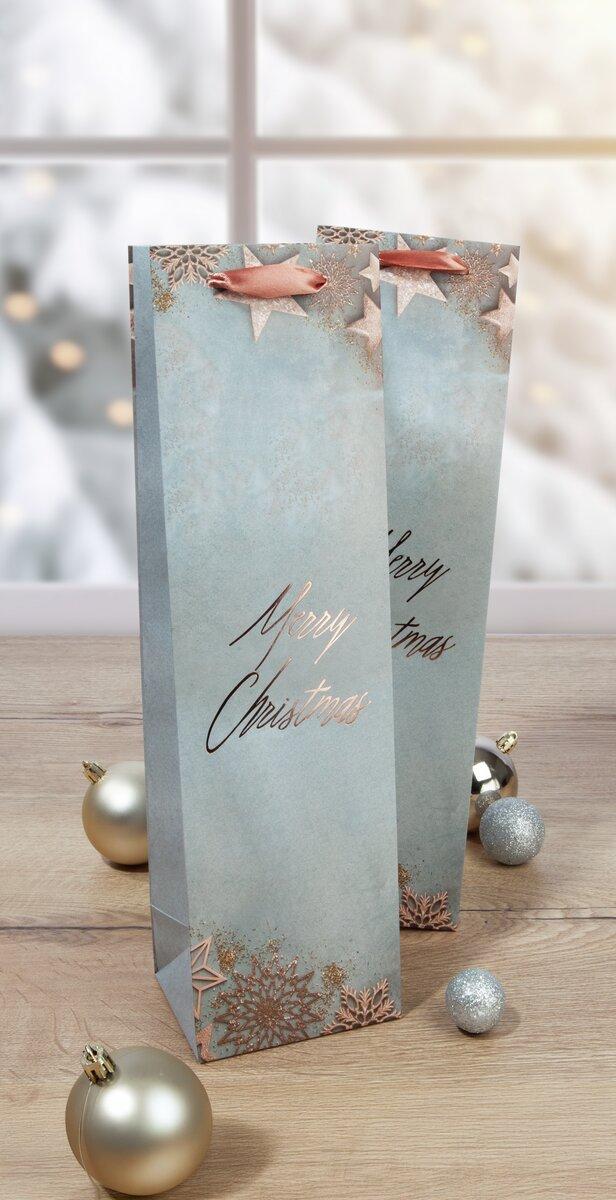 Christmas bags with star motif