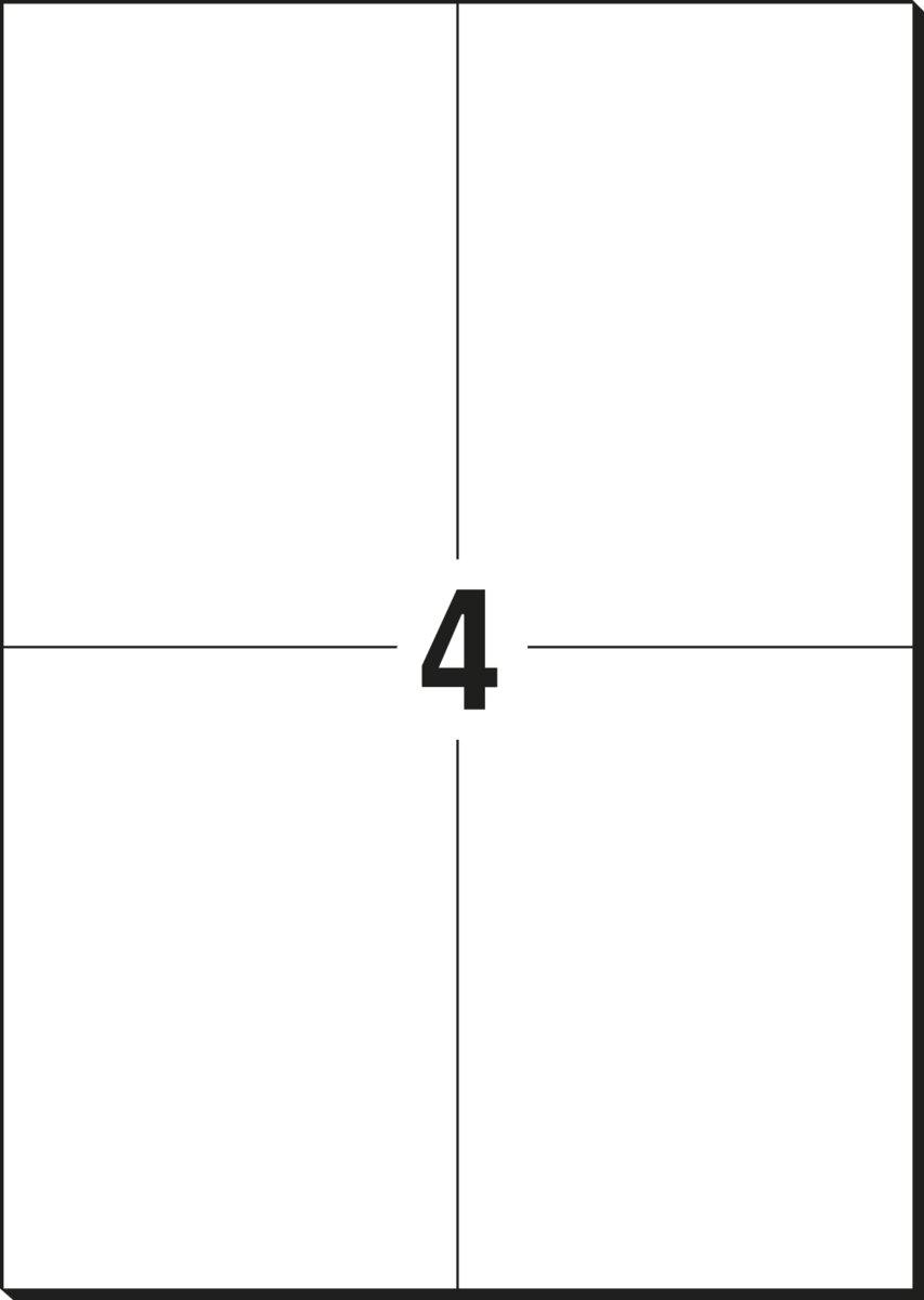 White area with black number 4 surrounded by cross lines