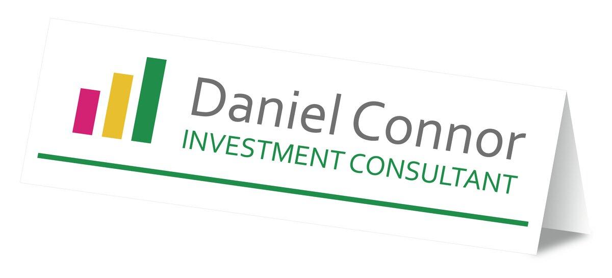 Three-bar chart, text by Daniel Connor, Investment Consultant
