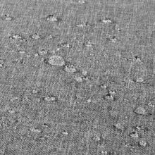 Gray fabric with water drops