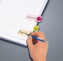 Open Appointment Calendar, Stickers Dentist and Holidays, Hand with Pen