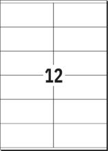 Raster diagram with the number 12