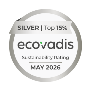 Silber Auszeichnung "Ecovadis - sustainability Rating" 2026