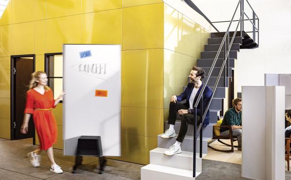 Mobil arbeiten mit dem Boardsystem Meet up Header