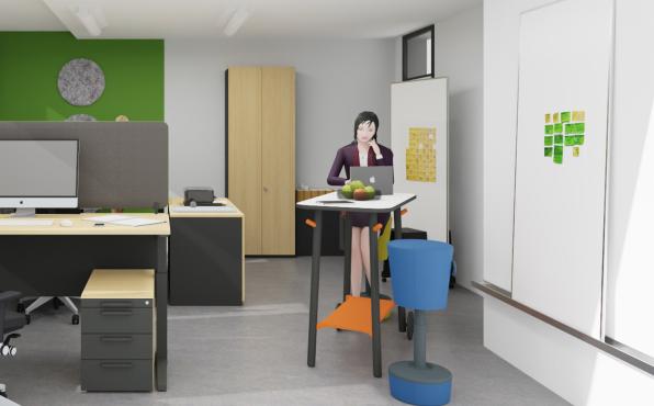 Moderne Arbeitsumgebung mit Büro Optimal Teaser