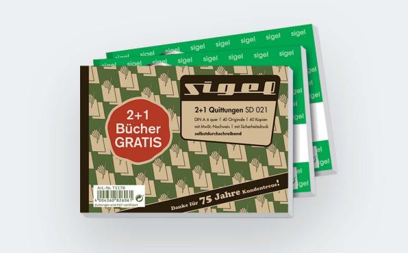 SIGEL Quittungsblock Aktion