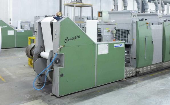 Concept Druckmaschine bei SIGEL Printworks