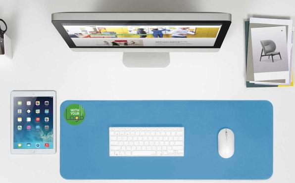 Einsatzmöglichkeiten für Mousepads und Schreibunterlagen