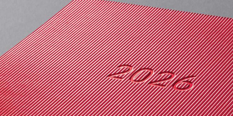 SIGEL Conceptum Kalender in rot