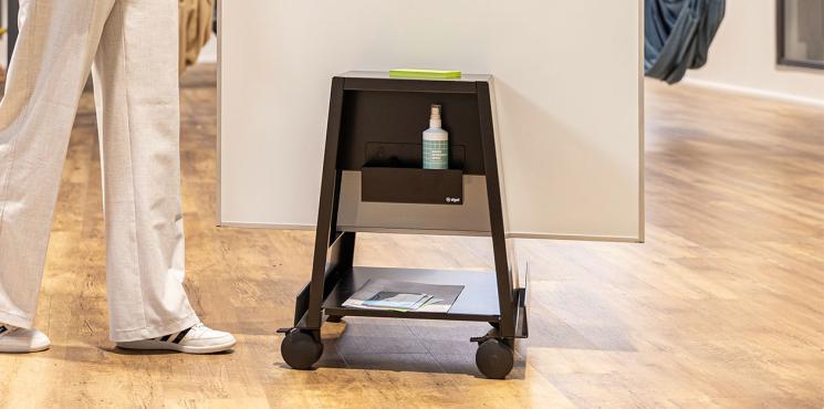 Der neuen Stand des Meet up Board-Komplettsystems