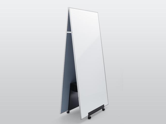 Mobiles Boardsystem - Whiteboard, Pinboard zum Schreiben und Pinnen