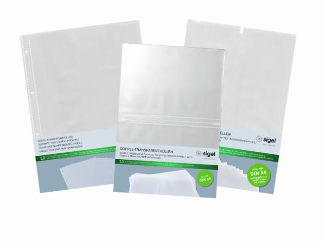 Transparente Hüllen für Speisekartenmappen