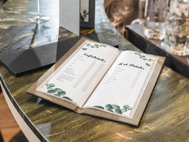 Getränkekarten für die Gastronomie