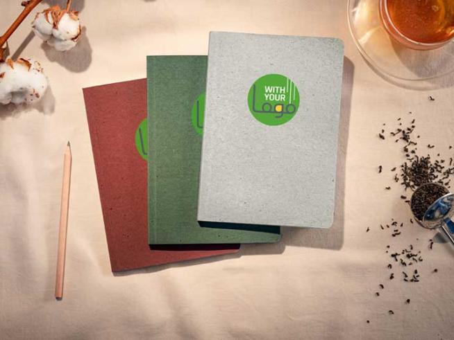 Mit Logo bedruckbare Notizbücher Re-Up von SIGEL