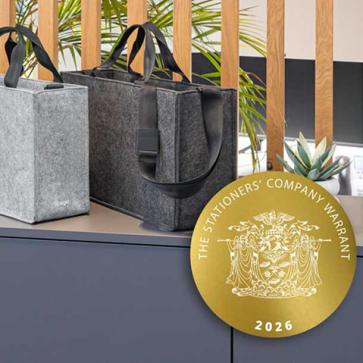 Stationers’ Company Warrant: SIGEL erhält renommierten Branchen Award für Desk Sharing Bags