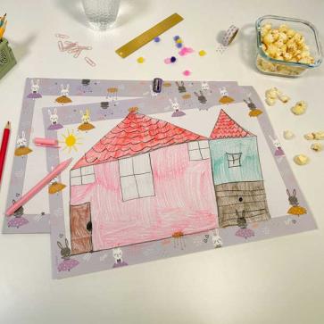 Fantasie auf SIGEL Kinder-Schreibunterlagen